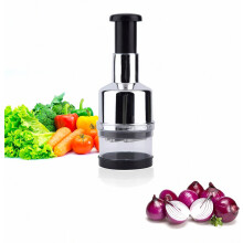 Trita cipolle versatile, taglia verdure manuale in acciaio inox per diverse esigenze di taglio, riduce i fumi di cipolla, ampio_Speciale