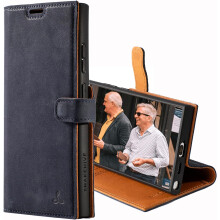 Snakehive Etui Portfelowe Samsung Galaxy S24 Ultra 5G, Granatowe