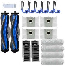 21PCS Main Side Brush Dust Bag Roller Rag Filter for Deebot X9 Pro Omni/X9 Pro Vacuum Cleaner Part
