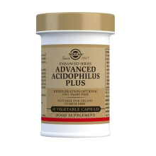 Solgar Advanced Acidophilus Plus (Non-Dairy) Vegetable Capsules, 60