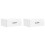 VidaXL vidaXL Wall-Mounted Bedside Cabinet with Drawer 2 pcs High Gloss White 1