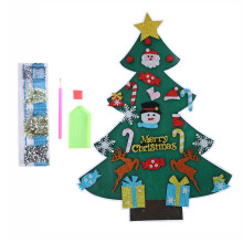 ÁRvore de Natal 5D Diamante Pintura Adesivos DIY DecoraçãO de Natal Arte Pintura de Parede para CriançA Adulto Escola em Casa