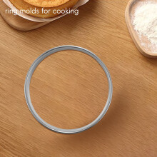 6 Stuks Engelse Muffins Ringen, Muffin Taart Ringen Dubbel Gewalste Taart Ring Roestvrijstalen Crumpet Rings Mallen Cakevorm