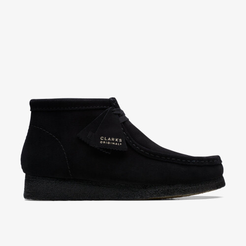 Clarks Wallabee Boot Black Sde