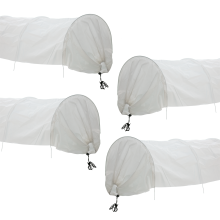 KCT 4 Pack Fleece Garden Allotment Grow Tunnel Cloche Plant Veg Protect Mesh Cover