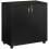 Two-Tier Locking Office Storage Cabinet - Black 1