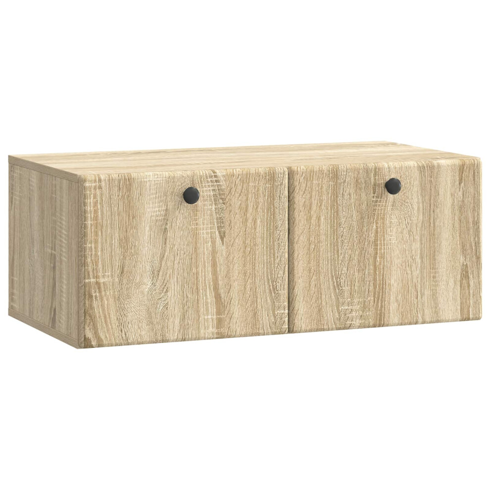 Vidaxl Wall-Mounted Tv Cabinet 78.5 X 41 X 30 Cm Sonoma Oak