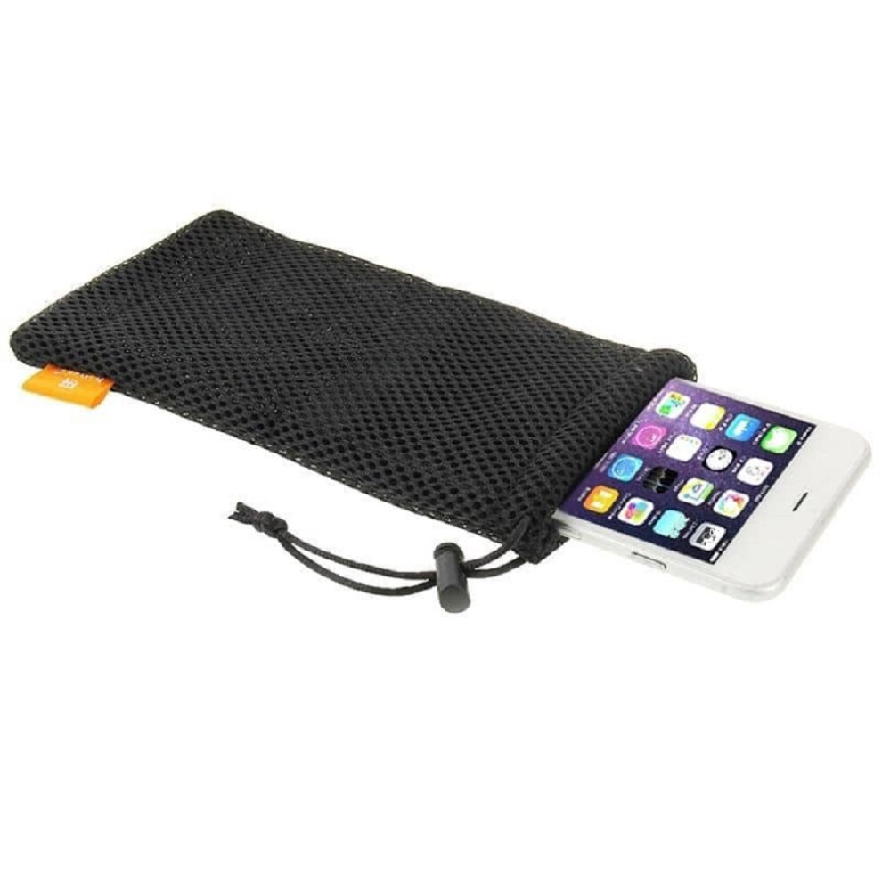 Photos - Case DFV mobile - Nylon Mesh Pouch Bag with Chain and Loop Closure for iiiF150 Raptor  - Black Black DF-iF3-N-FNYLON-199(2023)