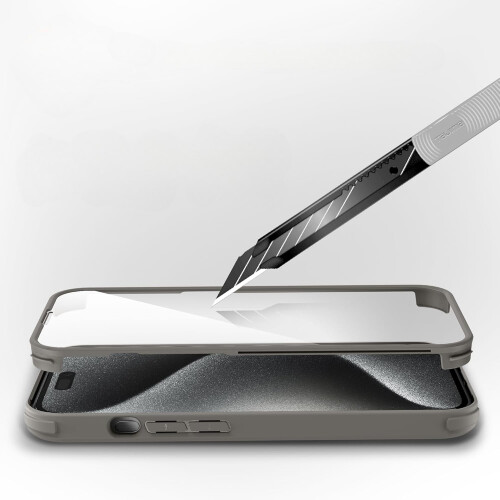 DOSNTO Etui Ochronne do iPhone’a 15 Pro Max, Szare 1