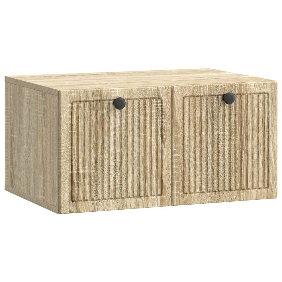 Vidaxl Wall-Mounted Tv Cabinet Sonoma Oak 59.5 X 41 X 30 Cm