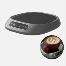 Chauffe-tasse sans fil avec 3 réglages de température, rechargeable par USB, idéal pour le thé, le café et le lait, pour le bureau et