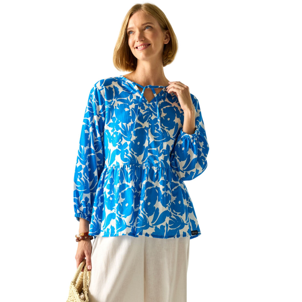 Regatta (16 Uk, Blue) Womens/Ladies Primden Fleur Bloom Shirt
