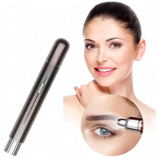 Tondeuse électrique pour sourcils, épilateur de précision pour une épilation indolore des sourcils et du visage, format compact et portable.