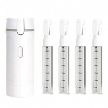 flacons vides de 30 ml avec pompe à vide, petits contenants cosmétiques rechargeables pour le voyage, flacons en plastique portables pour li