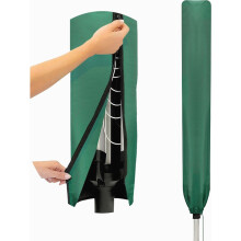 Housse de protection pour étendoir à linge rotatif de 165 cm, imperméable et résistante aux UV.