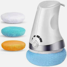 Appareil de massage corporel, sculptant l'abdomen avec 3 coussinets de massage lavables et hypoallergéniques, masseur corporel complet porta