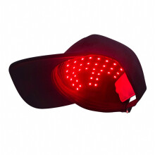 Bonnet capillaire à lumière rouge, trois longueurs d'onde (660 nm, 450 nm et 850 nm), 168 unités lumineuses, 56 LED, 700 mAh, luminothérapie