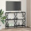 VidaXL vidaXL Console Table Black Oak 100 x 28 x 80.5 cm Engineered Wood 3