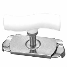 Ouvre-boîte en acier inoxydable, ouvre-bouteilles et ouvre-couvercles manuel pour seniors, ouvre-bocaux et ouvre-capsules réglable, outil de