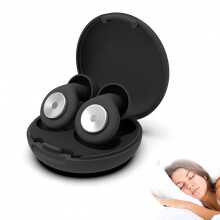 Bouchons d'oreilles pour dormir, en silicone antibruit, confortables et réutilisables, design ergonomique, 3 paires d'embouts pour un sommei