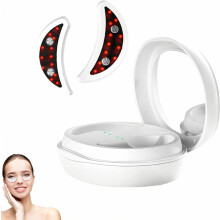 Appareil de massage oculaire à lumière rouge pour la réduction des rides et des cernes, dispositif de soin des yeux portable pour une utilis