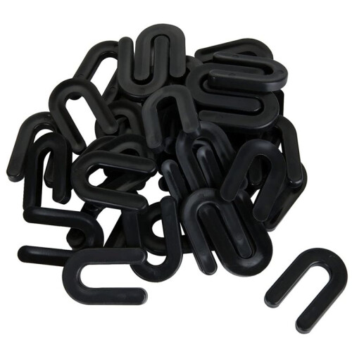 Tile Leveling System Tile Spacer 1/4 Inch, Horseshoe Spacer U Shape Plastic Tile Leveling Clip, 200PCS 2