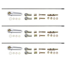 3X Kit de Tringlerie de Changement de Bras de Colonne RéGlable pour Chevy TH-350 TH-400 TH350 TH400 700-R4 700R4 TH200 TH-200 TH200-4R 4L60