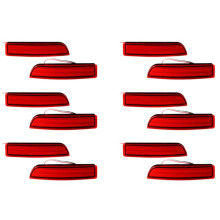 12X la Voiture une Mené la Lampe de Réflecteur de Pare-Chocs Arrière de Frein pour Avensis / Alphard Mki / Rav4 une Mené le Feu de Stop de Feux