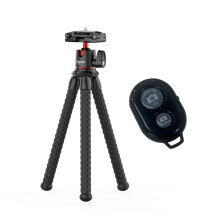 Ulanzi MT-11 Flexible Octopus Tripod Bracket for Mobile Holder DSLR Tripod Adjustable Stand Cold Shoe 1/4in Screw Remote Control