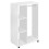 Mobile Wardrobe on Wheels, White 1