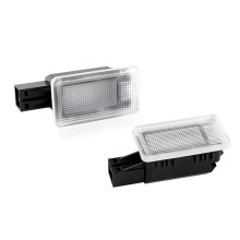 1Pair LED Courtesy Luggage Trunk Boot Light Footwell Welcome Door Lamp for V40 V40CC S60 S80 XC40 1286317