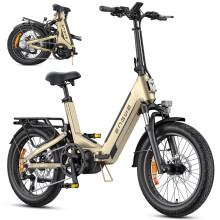 (Gold) ENGWE L20 3.0 PRO 20Zoll 15AH Elektrofahrrad 7 Gänge Folding E-Bike 160KM APP EU Stock