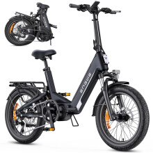 (Schwarz) ENGWE L20 3.0 PRO 20Zoll 15AH Elektrofahrrad 7 Gänge Folding E-Bike 160KM APP EU Stock