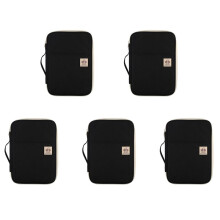 5X A4 Dokument Aufbewahrung Tasche Wasserdichte Oxford Tuch Multifunktionale Business Organisator Tasche Datei Ordner Schreibwaren Organisator