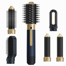 6 in 1 Multifuntional Hair Styling Set, Automatic Curling Iron, Straightening and Hot Air Brush, Blow Dryer Function, 13