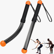 Wireless Weighted Battle Ropes 2-Pack Portable HIIT Training Equipment with Non-Slip Handles and Adjustable Extra Weight