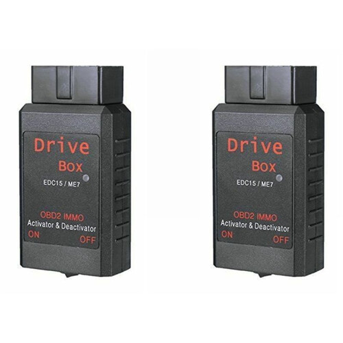 2X Drive Box EDC15/ME7 OBD2 IMMO Deactivator Activering OBD2 Drive Box IMMO Deactivator Activator Auto-Accessoires 1