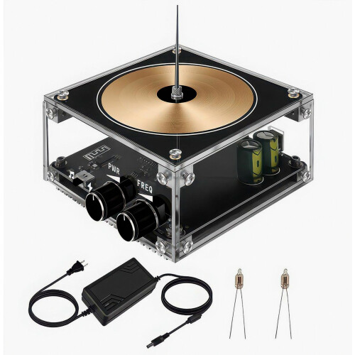 Mini Bluetooth Speaker with Plasma and Arc Effect, Wireless Decorative Tech Gadget for Home Use