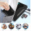 Masterizzatore esterno 5 in 1 CD/DVD, con interfaccia USB 3.0 e Type-C, sottile e dotato di lettore di schede SD/TF per PC e Mac. 4