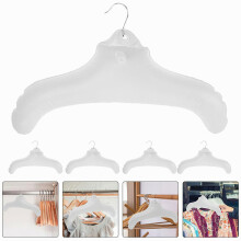 Inflatable PVC Clothes Hanger, Lightweight Portable Travel Hanger, Space-Saving Foldable Design, White