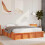 VidaXL vidaXL Bed Frame Wax Brown 150 x 200 cm Solid Pine Wood 1