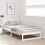 VidaXL vidaXL Bed Frame with Headboard White 75 x 190 cm Solid Pine Wood 3