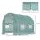 2.45x2m Polytunnel Greenhouse with Roll-Up Door 3