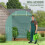 2.45x2m Polytunnel Greenhouse with Roll-Up Door 5