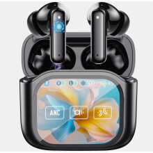 AI Translator Earbuds, Wireless Earbuds with ANC, 300mAh Charging Case, 155 Languages, EQ Sound Modes