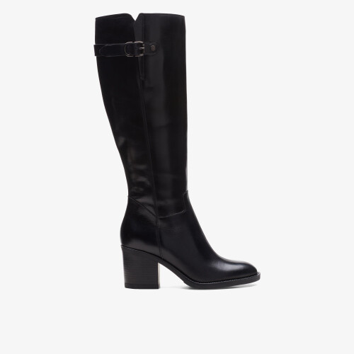 Clarks (Standard, 3 (Adults')) Mascarpone2 Up Black Leather