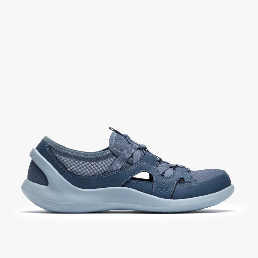 Clarks (Standard, 7 (Adults')) Solevana Step Blue Grey