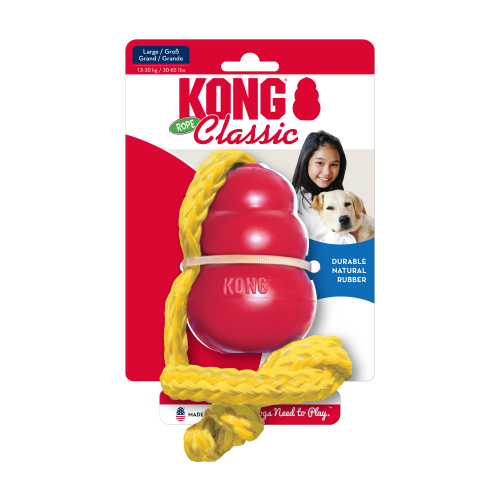 KONG KONG Classic With Rope Large