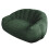 Green Shiny Silver Speck Bean Bag Sofa 4