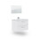 Pack de baño con lavabo cerámico Feel S 1